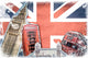 Collage London Union Jack Vintage Wall Mural
