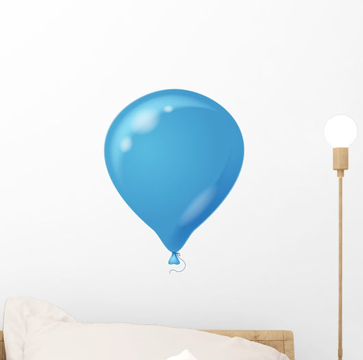 Blue Balloon Wall Decal