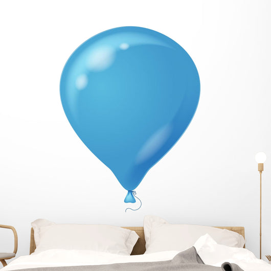 Blue Balloon Wall Decal
