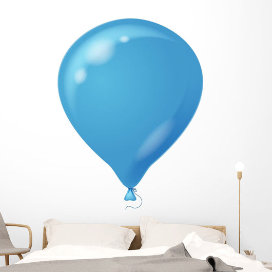 Blue Balloon Wall Decal