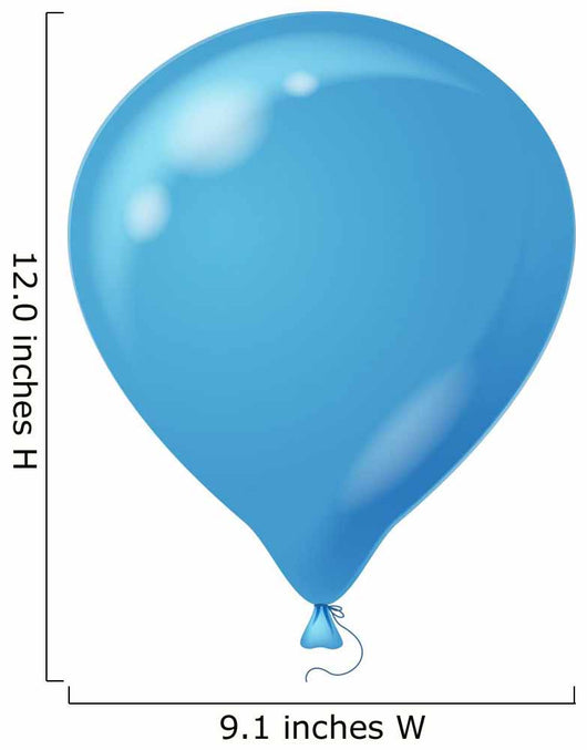 Blue Balloon Wall Decal