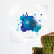 Abstract background with splash Wall Decal