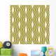 Abstract Retro Curves Wall Mural