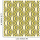 Abstract Retro Curves Wall Mural