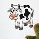 Vector illustration of Cow cartoon Wall Decal