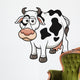 Vector illustration of Cow cartoon Wall Decal