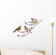 Chaffinch Cherry Blossoms Wall Decal