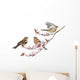 Chaffinch Cherry Blossoms Wall Decal