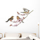Chaffinch Cherry Blossoms Wall Decal