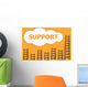 Support Wordding about Success Wall Mural