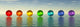 Chakra Spheres Wall Mural