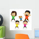 Family Doing Jumping Jacks