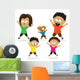 Family Doing Jumping Jacks