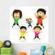 Family Doing Jumping Jacks