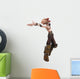 old gnome jumping Wall Decal