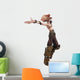 old gnome jumping Wall Decal