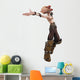 old gnome jumping Wall Decal