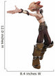old gnome jumping Wall Decal