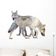 Two Wolves Wall Decal