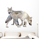 Two Wolves Wall Decal