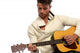 Lefty Guitar Player Wall Mural