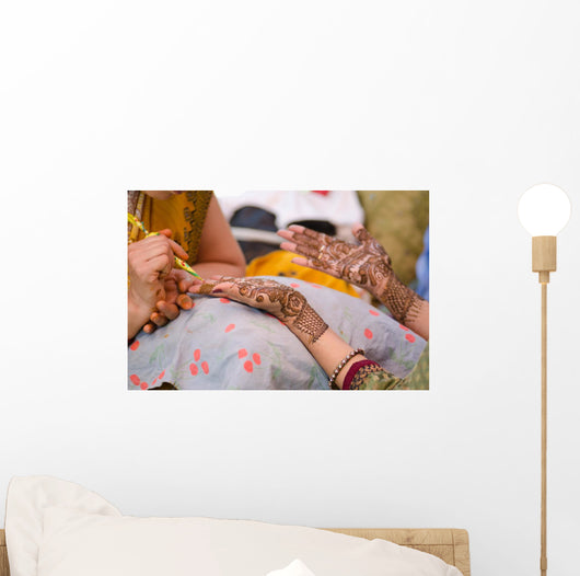 Henna Application Wedding Bride