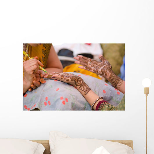 Henna Application Wedding Bride