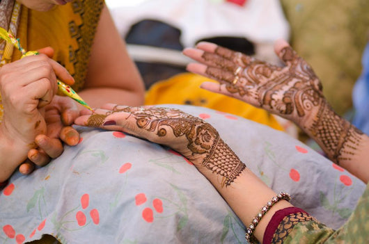 Henna Application Wedding Bride