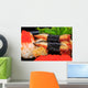 Delicious Seafood Sushi Wall Mural