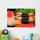 Delicious Seafood Sushi Wall Mural