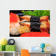 Delicious Seafood Sushi Wall Mural