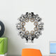 Big Gear with Small Gears Wall Decal