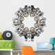Big Gear with Small Gears Wall Decal
