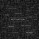 Motivation Word Cloud Concept Wall Mural