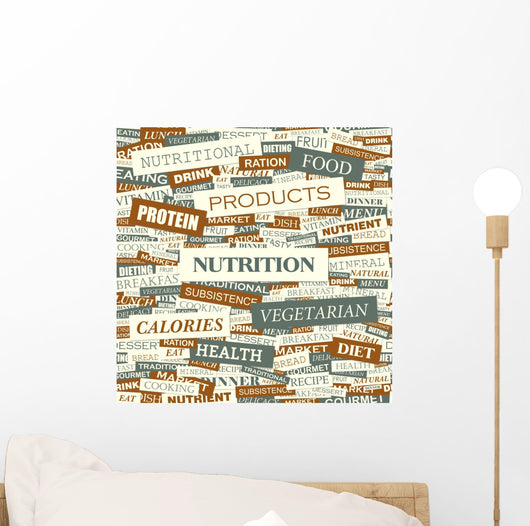 Nutrition Word Cloud Concept