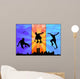 Jumping Skateboarders Wall Decal