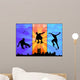 Jumping Skateboarders Wall Decal