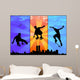 Jumping Skateboarders Wall Decal