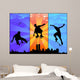 Jumping Skateboarders Wall Decal
