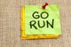 Go Run Reminder Wall Mural