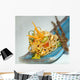 Pasta on a Square Japanese Plate Wall Mural