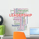 Leadership Wordcloud Wall Decal