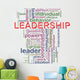 Leadership Wordcloud Wall Decal