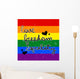 Lgbt Card Design Love Wall Mural