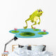 A Jumping Frog at the Pond Wall Decal