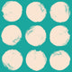 Grunge circles pattern Wall Mural