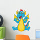 Cute Dragon Cartoon Wall Decal
