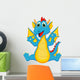 Cute Dragon Cartoon Wall Decal