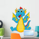 Cute Dragon Cartoon Wall Decal