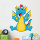 Cute Dragon Cartoon Wall Decal